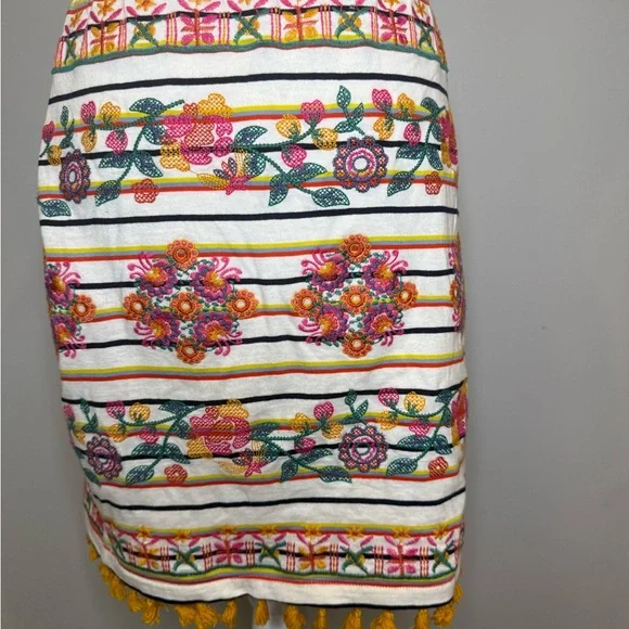 THML Anthropologie Embroidered skirt - Picture 3 of 4